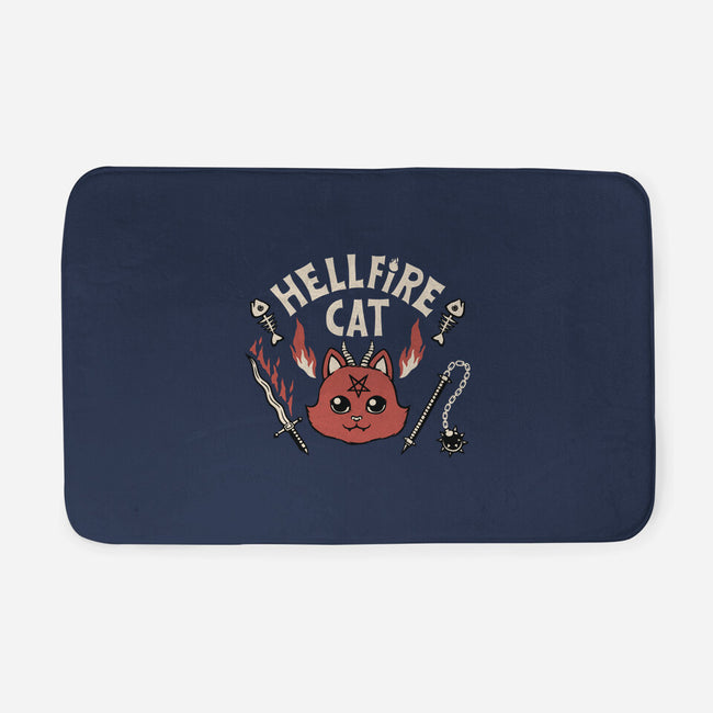 Hell Fire Cat-none memory foam bath mat-tobefonseca