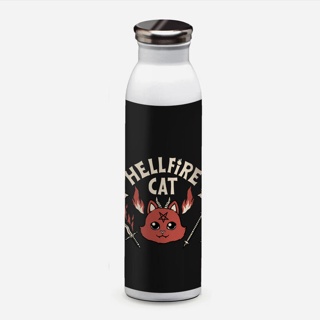 Hell Fire Cat-none water bottle drinkware-tobefonseca