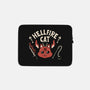 Hell Fire Cat-none zippered laptop sleeve-tobefonseca