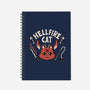 Hell Fire Cat-none dot grid notebook-tobefonseca