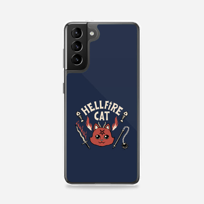 Hell Fire Cat-samsung snap phone case-tobefonseca