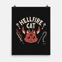 Hell Fire Cat-none matte poster-tobefonseca