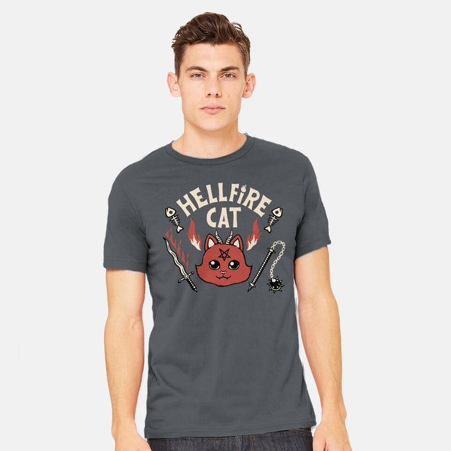 Hell Fire Cat-mens heavyweight tee-tobefonseca