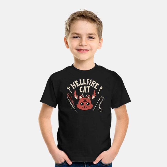 Hell Fire Cat-youth basic tee-tobefonseca