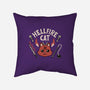 Hell Fire Cat-none removable cover throw pillow-tobefonseca