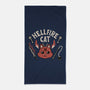 Hell Fire Cat-none beach towel-tobefonseca