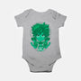 Green Hero-baby basic onesie-Astrobot Invention