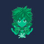 Green Hero-none removable cover w insert throw pillow-Astrobot Invention