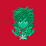 Green Hero-none removable cover w insert throw pillow-Astrobot Invention