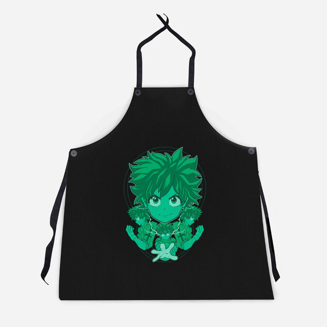 Green Hero-unisex kitchen apron-Astrobot Invention