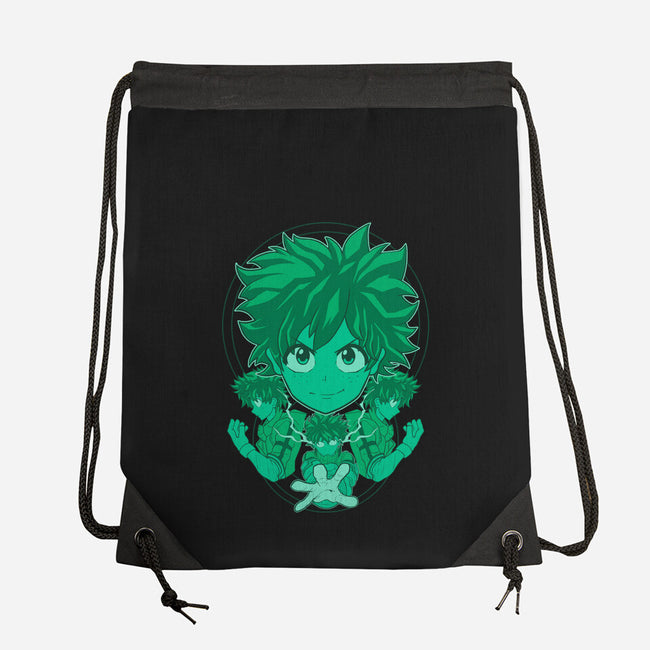 Green Hero-none drawstring bag-Astrobot Invention