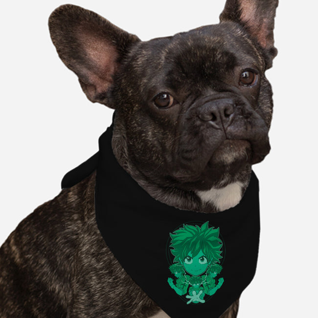 Green Hero-dog bandana pet collar-Astrobot Invention