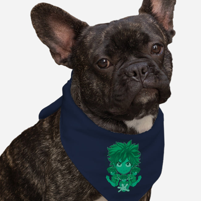 Green Hero-dog bandana pet collar-Astrobot Invention