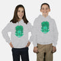 Green Hero-youth pullover sweatshirt-Astrobot Invention