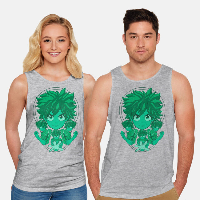 Green Hero-unisex basic tank-Astrobot Invention