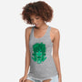 Green Hero-womens racerback tank-Astrobot Invention