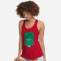 Green Hero-womens racerback tank-Astrobot Invention