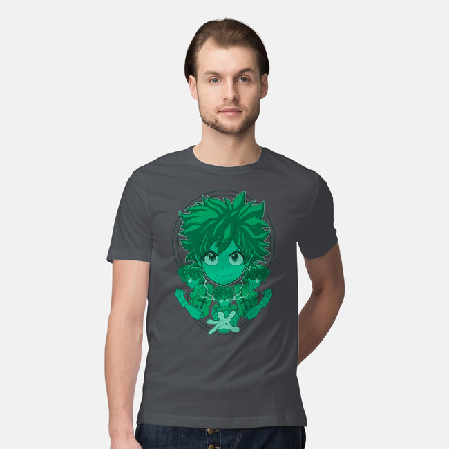 Green Hero-mens premium tee-Astrobot Invention