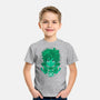 Green Hero-youth basic tee-Astrobot Invention