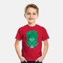 Green Hero-youth basic tee-Astrobot Invention