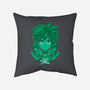 Green Hero-none removable cover w insert throw pillow-Astrobot Invention
