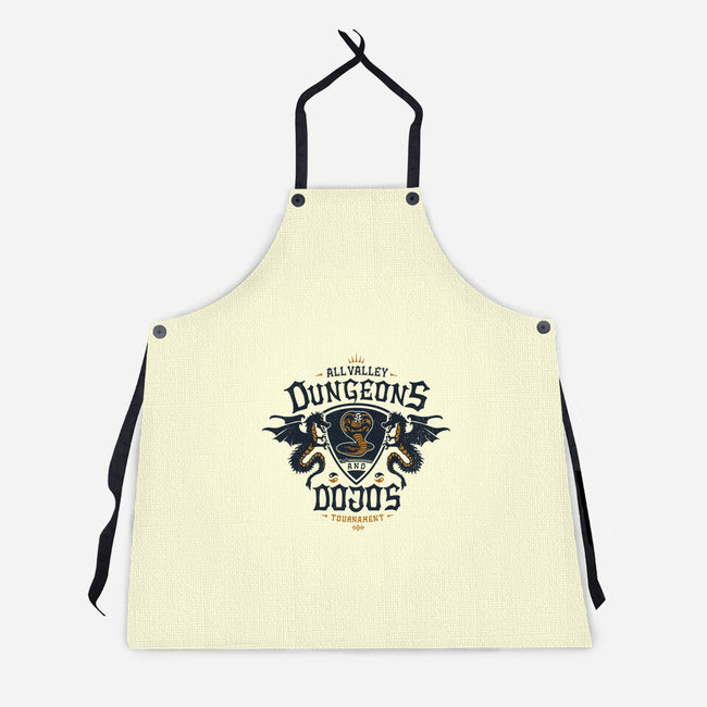Dungeons And Dojos-unisex kitchen apron-CoD Designs
