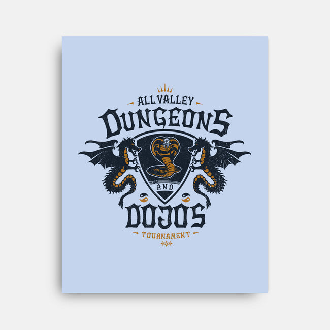 Dungeons And Dojos-none stretched canvas-CoD Designs
