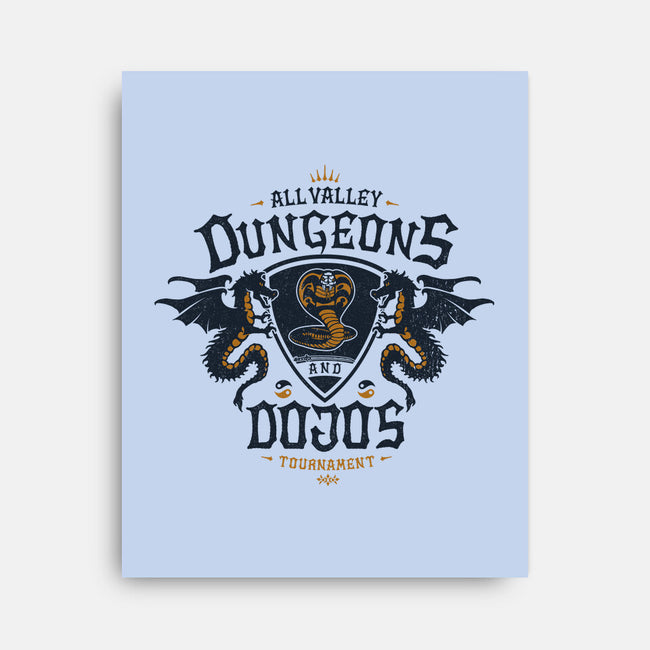 Dungeons And Dojos-none stretched canvas-CoD Designs