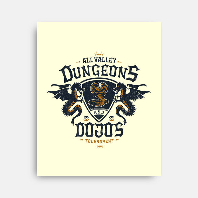 Dungeons And Dojos-none stretched canvas-CoD Designs