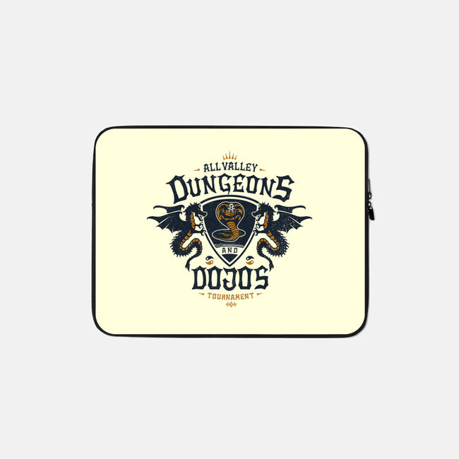 Dungeons And Dojos-none zippered laptop sleeve-CoD Designs