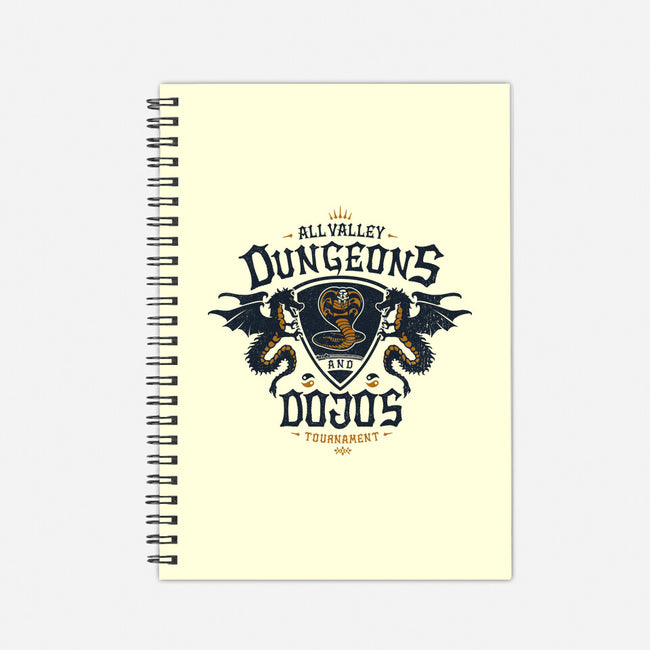Dungeons And Dojos-none dot grid notebook-CoD Designs