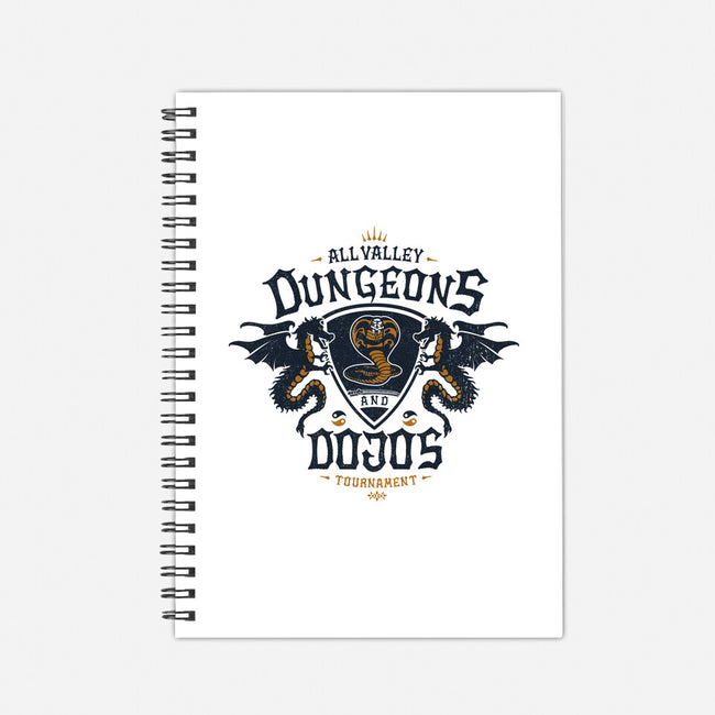 Dungeons And Dojos-none dot grid notebook-CoD Designs