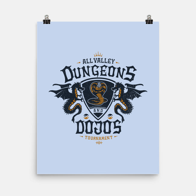 Dungeons And Dojos-none matte poster-CoD Designs