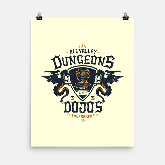 Dungeons And Dojos-none matte poster-CoD Designs