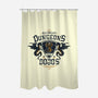 Dungeons And Dojos-none polyester shower curtain-CoD Designs