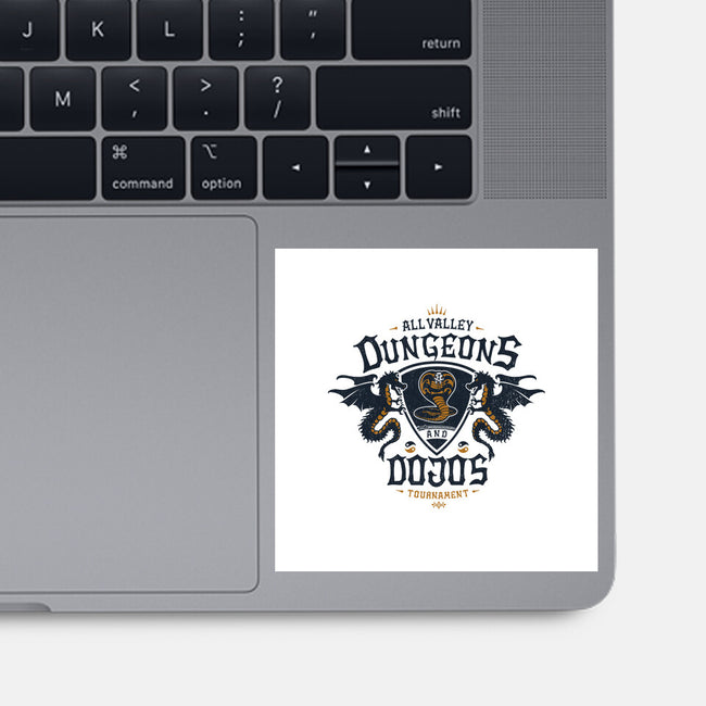 Dungeons And Dojos-none glossy sticker-CoD Designs