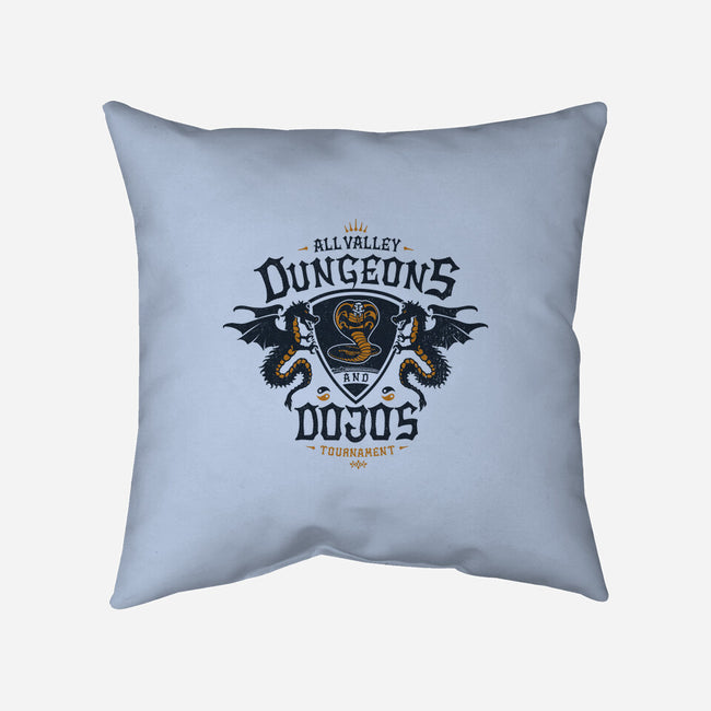 Dungeons And Dojos-none removable cover w insert throw pillow-CoD Designs