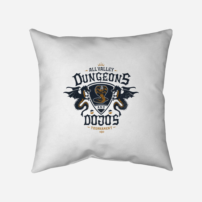Dungeons And Dojos-none removable cover w insert throw pillow-CoD Designs