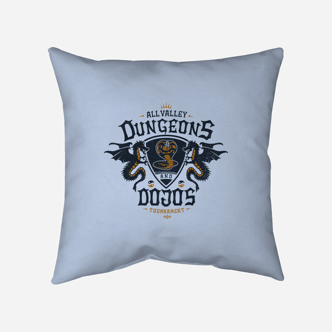 Dungeons And Dojos-none removable cover throw pillow-CoD Designs