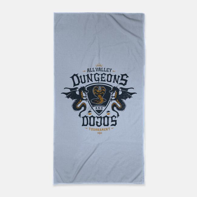 Dungeons And Dojos-none beach towel-CoD Designs
