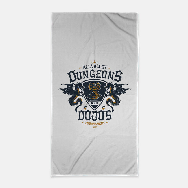 Dungeons And Dojos-none beach towel-CoD Designs