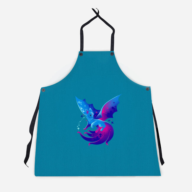 Flying Kitsune-unisex kitchen apron-erion_designs