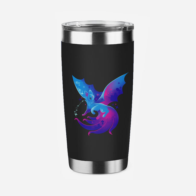 Flying Kitsune-none stainless steel tumbler drinkware-erion_designs