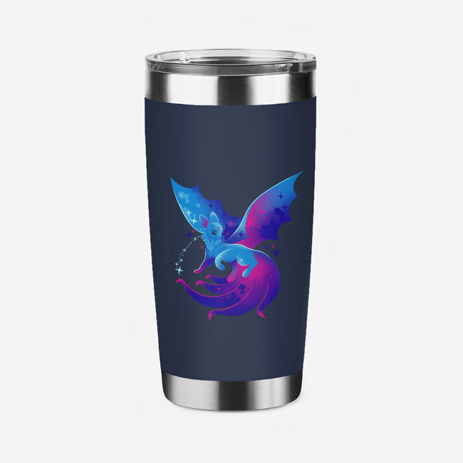 Flying Kitsune-none stainless steel tumbler drinkware-erion_designs