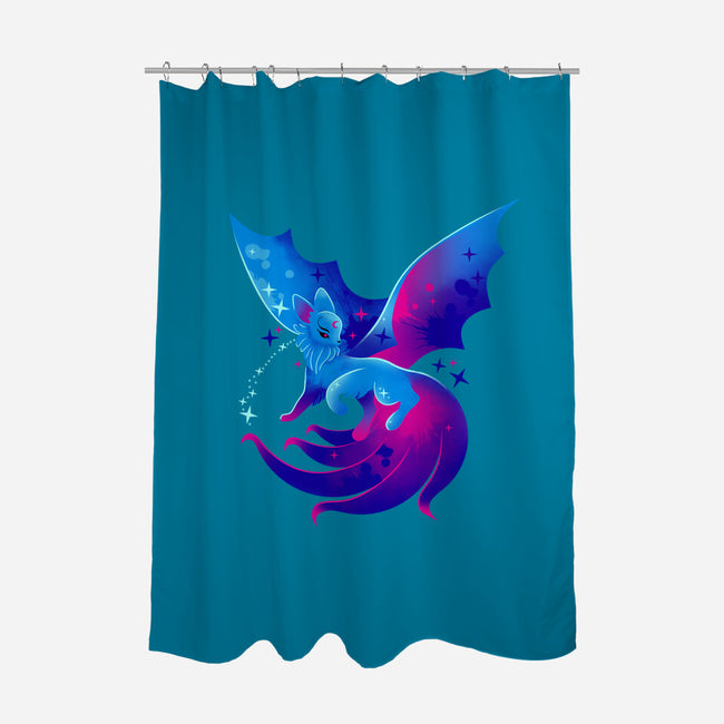 Flying Kitsune-none polyester shower curtain-erion_designs