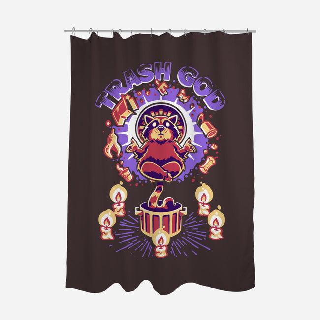 Trash God-none polyester shower curtain-CoD Designs