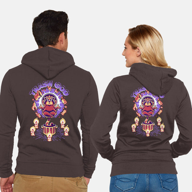 Trash God-unisex zip-up sweatshirt-CoD Designs