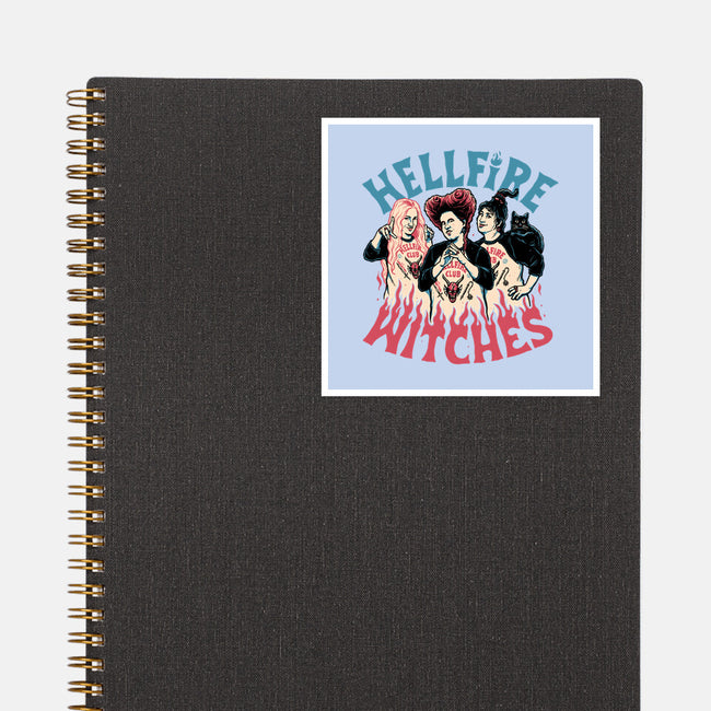 Hellfire Witches-none glossy sticker-momma_gorilla