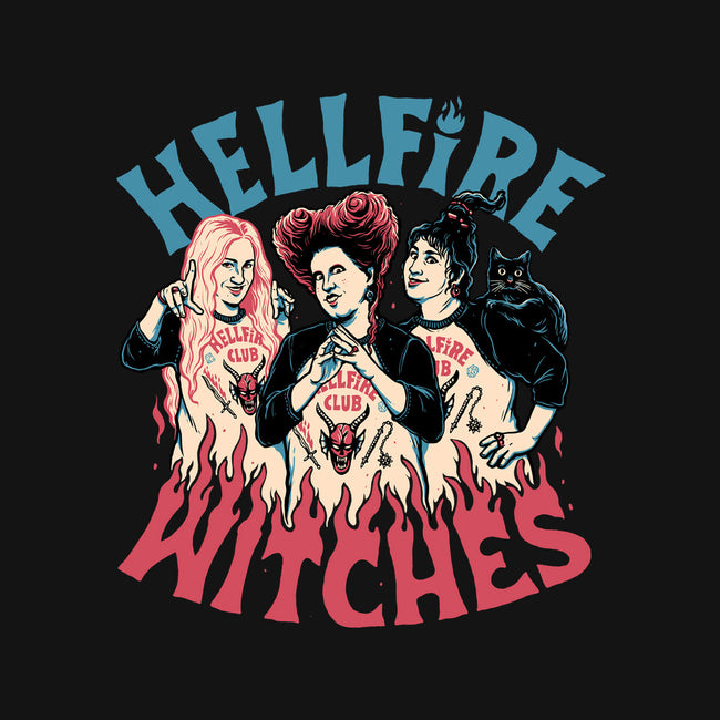 Hellfire Witches-none polyester shower curtain-momma_gorilla