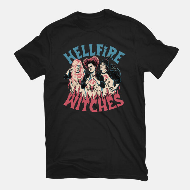Hellfire Witches-womens basic tee-momma_gorilla